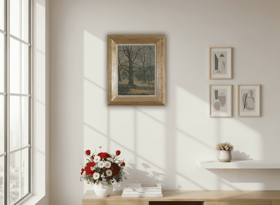 Johan Briedé - Bos bij Hilversum (in interieur)