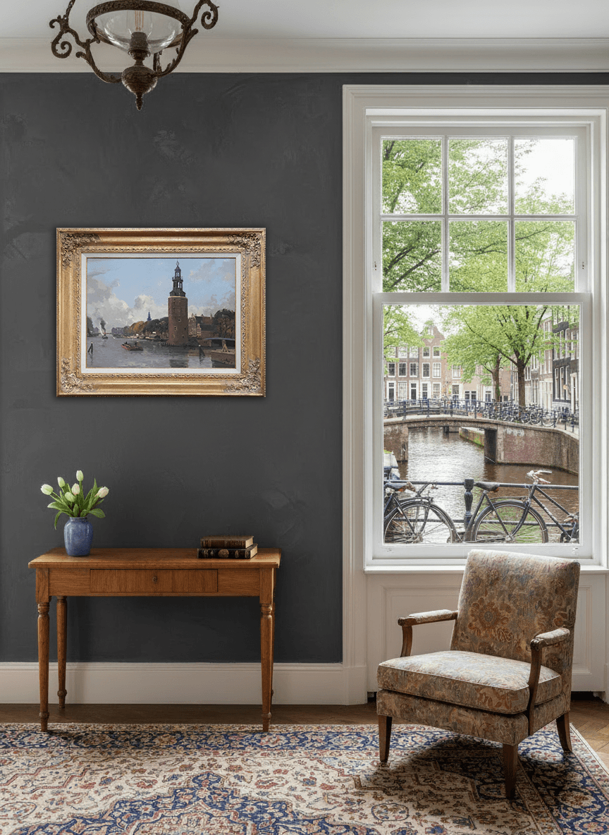 Montelbaantoren Amsterdam zonder lijst